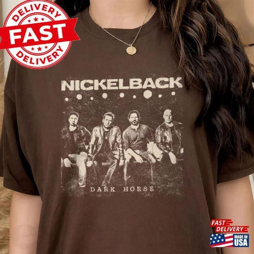 The Nick Le Shirt Nickle Back Get Rollin Album Trendy Classic